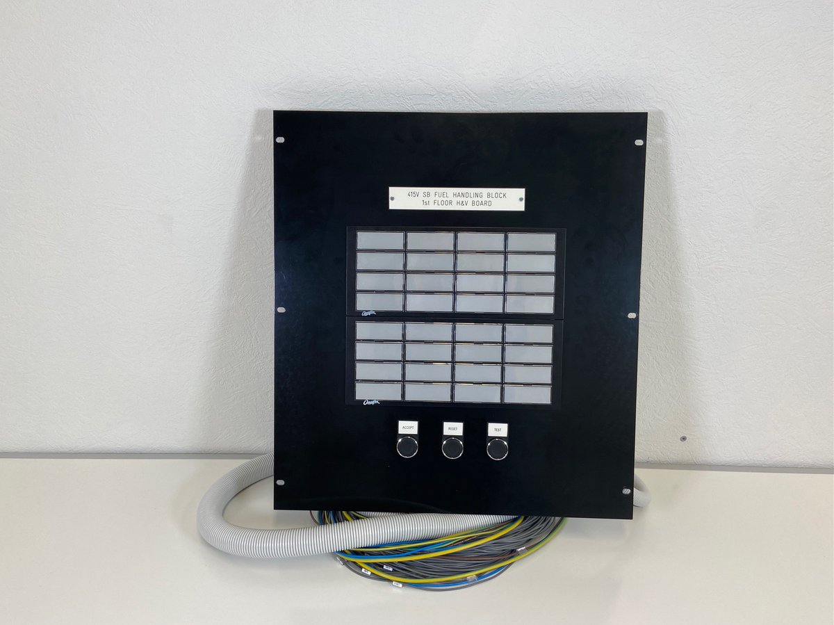 Omniflex's tweet photo. No long lead times on this one. Quick 10 day turnaround needed for our client on this Emphasis assessed #nuclearindustry approved Omni16C hardwired alarm annunciator system #alarmmonitoring #nuclearindustry  #alarmsystems #iec61508 @SellafieldLtd @OranoUk @edfenergy @magnoxsites https://t.co/BfcYO5KD7q