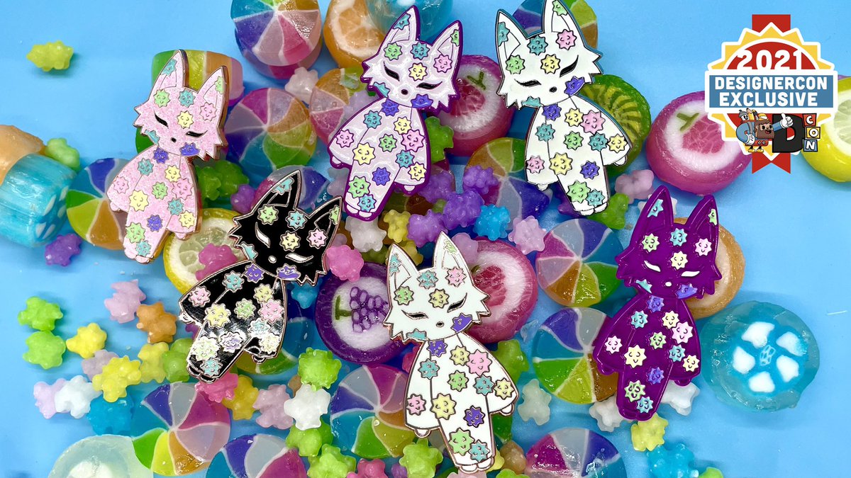 valorandvellum's tweet photo. My next @DesignerCon exclusive announcement is #Soonay blind bag pins. Just like NYCC there will be chances to win NFTs and ultra rare raw pin protos. Each blind bag will cost only $10 and this special run is limited to 275 pieces.
#designercon2021 #dcon21 #designercon21 https://t.co/Hpa12r03n7