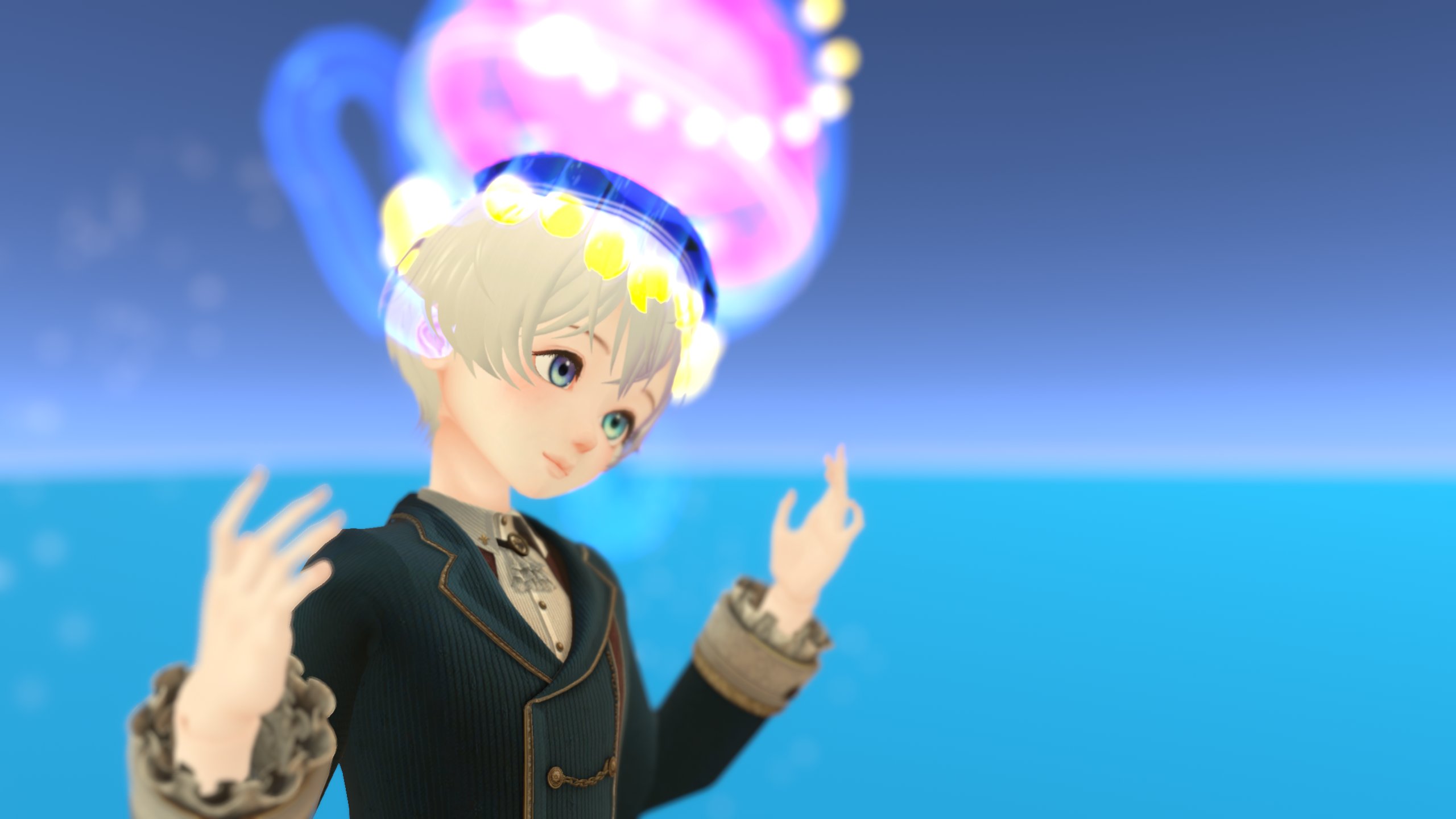 藤あさや Vrchat World紹介 脳みそコネコネ By Chihaya ちはや クラゲみたいな生き物がいて スティックでターゲット設定をするとふよふよと追いかけてきて あ あ あ あ あ あ あ あ マリオンくん人形で良かった 最初から脳みそありません