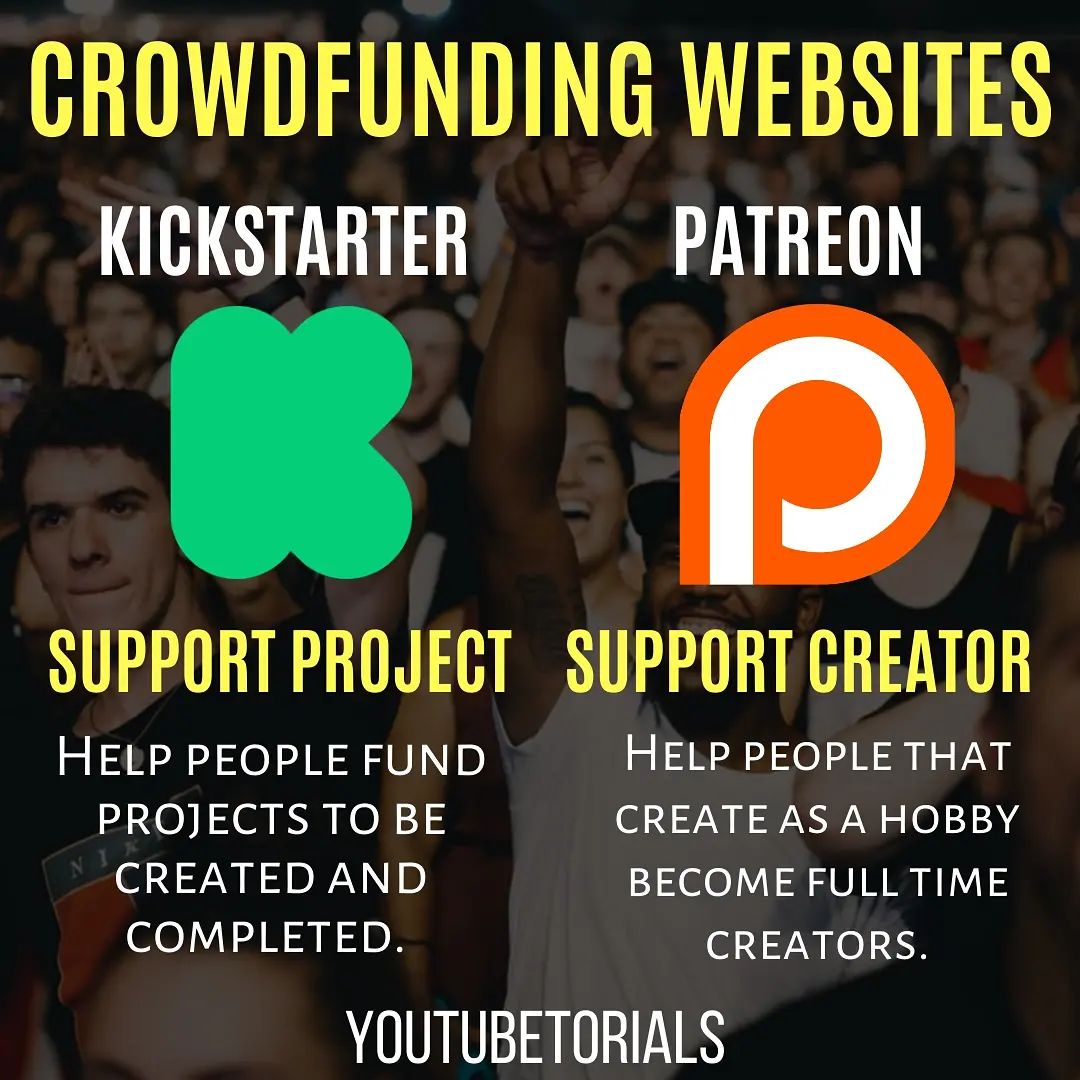 Use crowd funding to help support your channel
----------------------------------------------------
#crowdfunding #youtubesuccess #makemoneyfromyoutube #youtubesupport #youtubecashcow #youtubemoney #supportthechannel