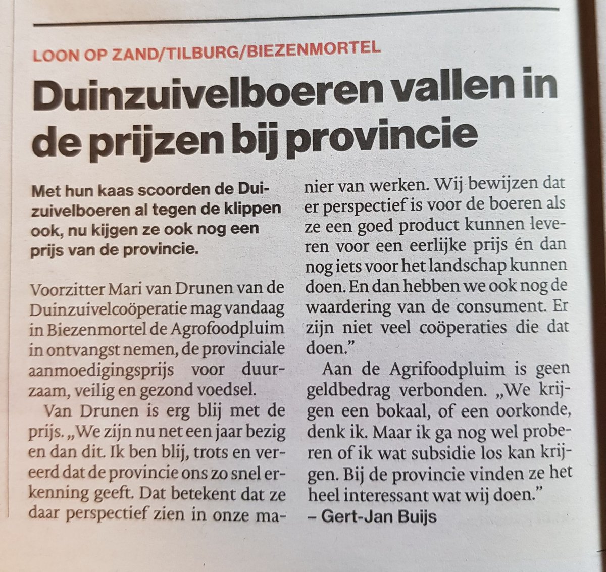 FreVanLienen's tweet photo. @duinboeren #korteketen #gebiedsaanpak #kaas https://t.co/7YOtdT8S5t