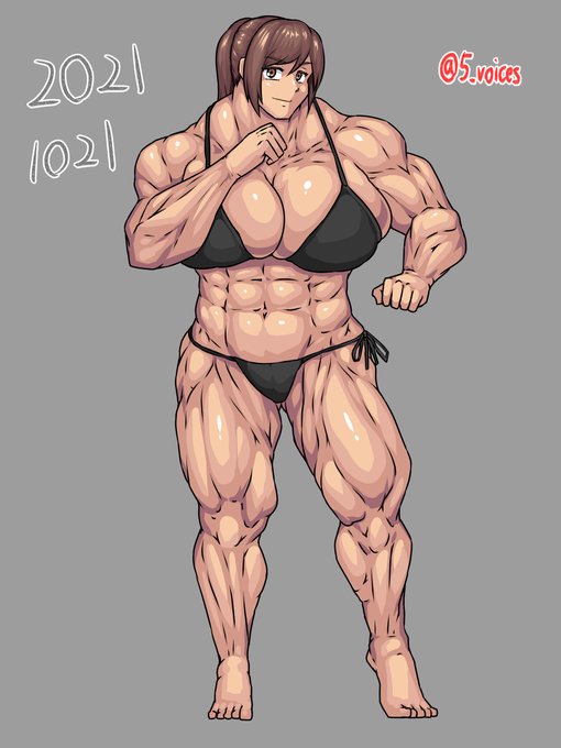 ボディビル模写。 