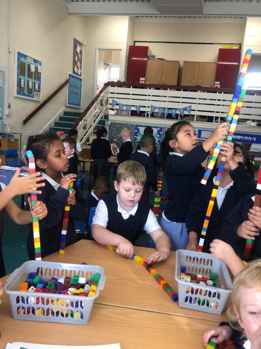 Hawthorn_PS's tweet photo. Listening in and hearing “mine is the tallest,” “don’t count know the amount,” “work as a team” “just add one more to make it bigger” - makes us so proud! ⭐️ #EYFS #exploringmaths https://t.co/BbZv8ctnNN