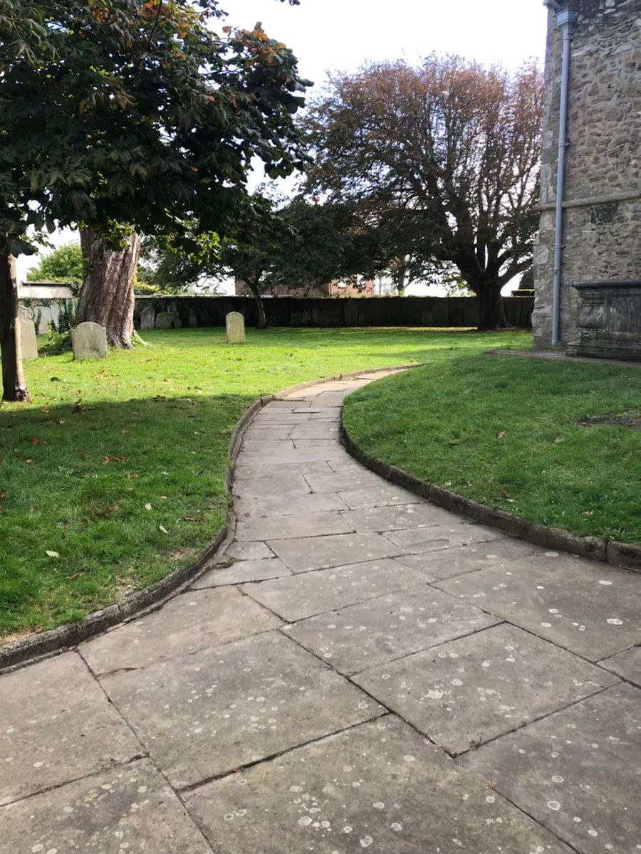 TSprucer's tweet photo. Brilliant work by the team this week cleaning up around St. Eanswythes Church ahead the busy winter schedule for the many visitors to the church over the coming weeks https://t.co/hdKAfWvBJa