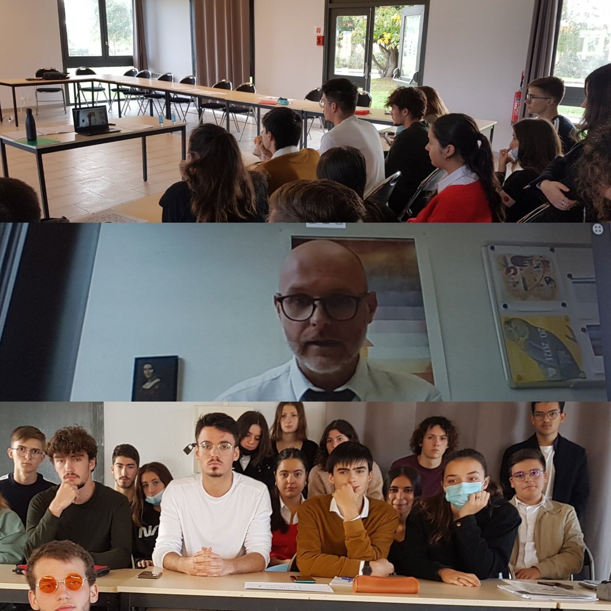 CAVL_Toulouse's tweet photo. Réflexion collective autour de la #culture avec @OlivierR81 DAEAC de l'@actoulouse :
👉valorisation des actions menées dans les #lycées
👉projet pour favoriser le retour en salle📽🎬
🎯Pratiquer et s'approprier la culture 🤩
#DémocratieScolaire #engagement https://t.co/BL4wjPq3UM