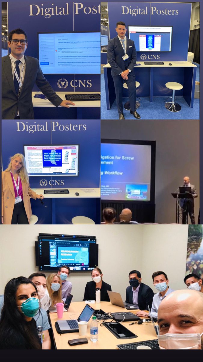 majocavagnaro's tweet photo. It was a great week at the terrific conference. Thanks @CNS_Update for allowing us to share our projects. Very proud to be working with such talented, motivated students, fellows and residents at The University of Arizona. @mjavilamd @JoseOrendayMD @dowell__aaron @AliBaajMD https://t.co/G3SvPt8thm