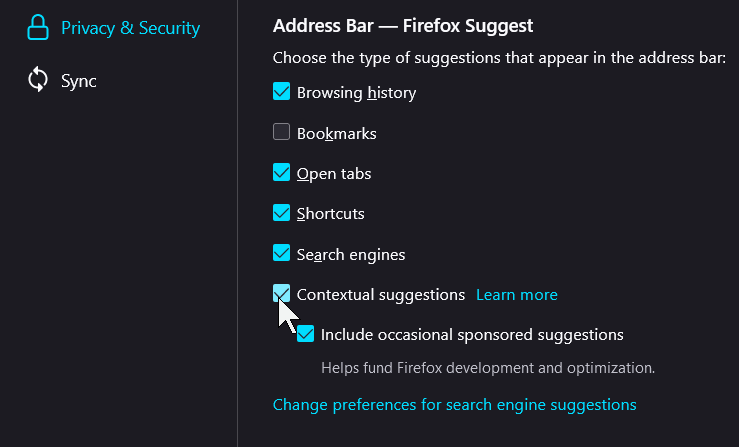 Mr_Shifty's tweet photo. Umm, @mozilla pre-enabling a new potentially privacy violating function of #Firefox is not "opt-in" for users if you're opting in for them. I had to disable this new stuff you snuck into the latest version. #sketchy https://t.co/ugY23qP4p8