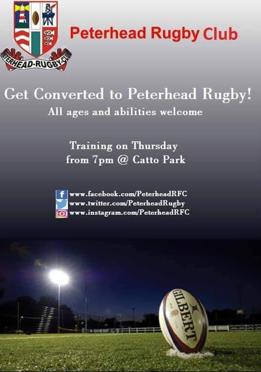 It's Thursday so you know the drill, time for rugby.  Get in touch via the Facebook page for all the latest information you need.