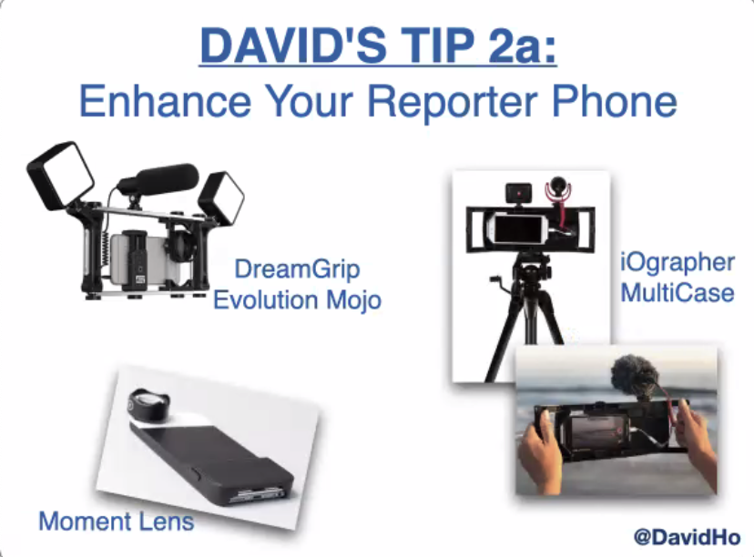micinvestigates's tweet photo. Journalists Gear Tips by David Ho.
Enhance Your Reporter Phone
#micinvestigates #internews #coveringcrises #mobiletools https://t.co/9uXNVWYpFM