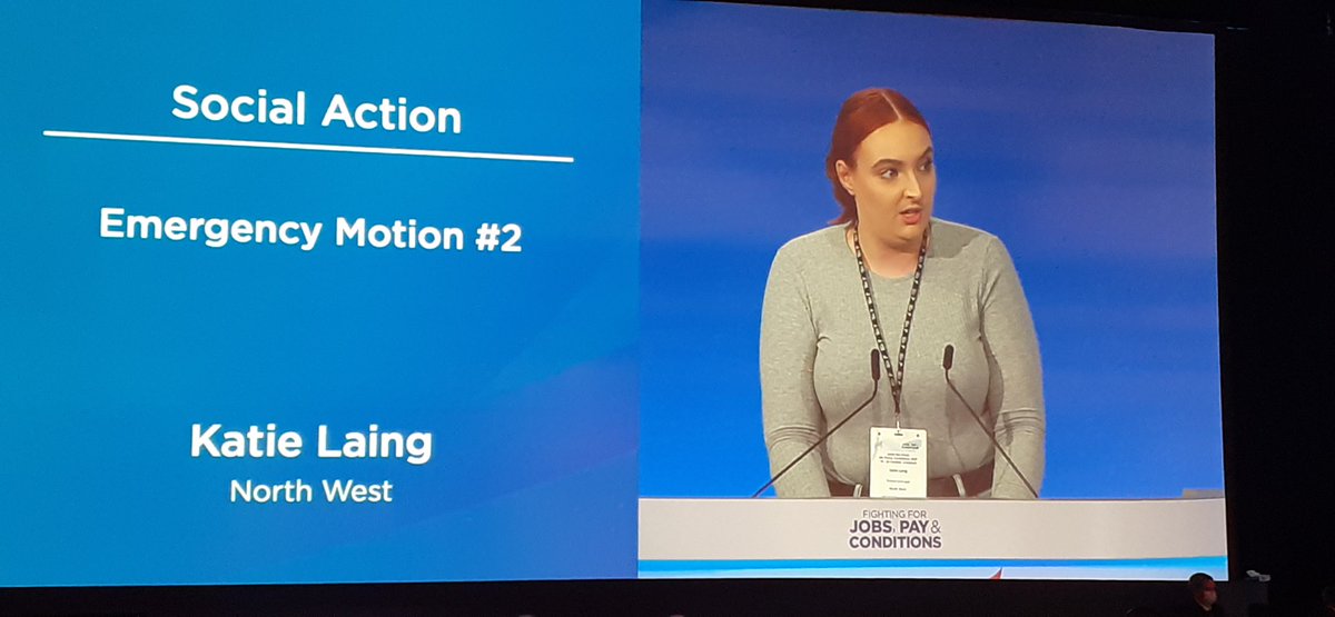 Ruth4UniteEC's tweet photo. Brilliant speeches on need for face to face debt services as we see furlough end, utility costs rise, and loss of £20 pw UC.  These are under threat.  Thanks for passing the emergency motion #UnitePolicyConference #UPC2021 https://t.co/lh4J4mVDWZ