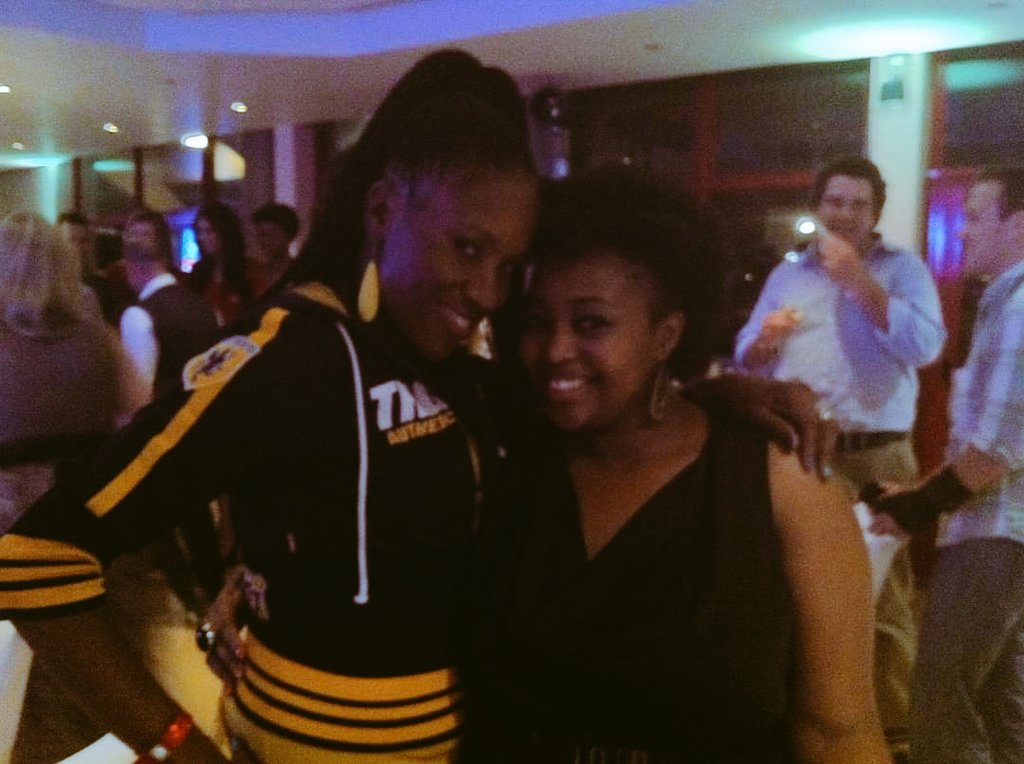 MissBhoza's tweet photo. #tbt with fwendships @ERFJAY @RelebogileM 2011. I hosted a "get to know your SA cricket team" with @CastleLagerSA ๐
#lifeInEvents https://t.co/ir3LEuVd7q