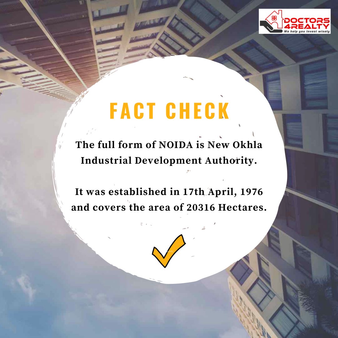 doctors4realty's tweet photo. Did you know that?

#realestate #realty #consultancy #realestatenoida #noida #justlisted #investmentproperty #noidagram #realestatedubai #india #realestateinvesting #greatvalue #greatreturns #d4r #doctors4realty https://t.co/WwZDG0aATJ
