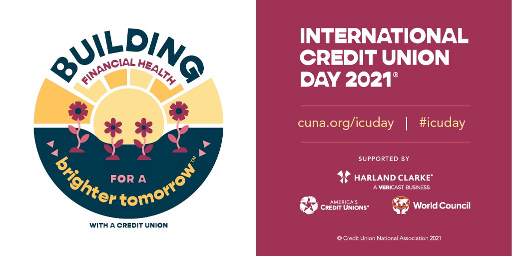 Today we celebrate #InternationalCreditUnionDay, highlighting the many ways CUs help members improve their financial well-being. We are helping you build financial health for a brighter tomorrow!
#ICUDay #PeopleHelpingPeople #TheCUDifference #DutchPointCU #YourVisionOurGuidance