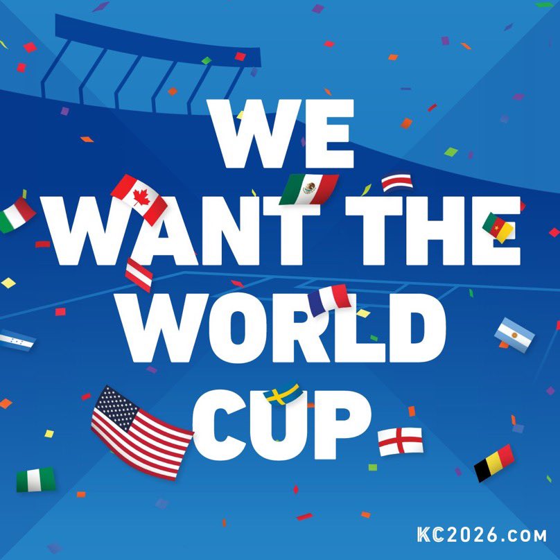 We’ve said it before and we’ll say it again, WE WANT THE WORLD CUP! #KC2026