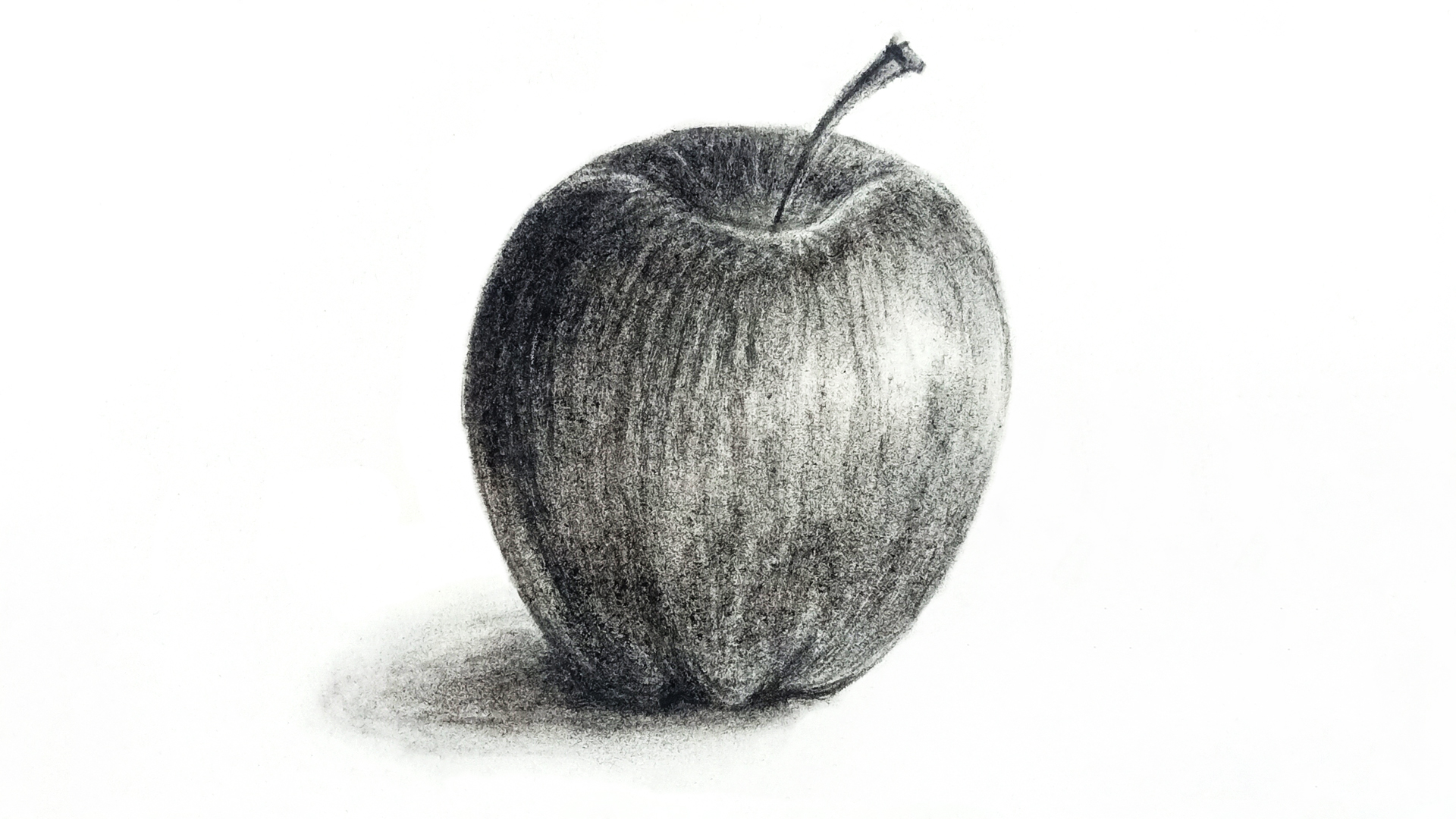Apple Drawing » How to draw an Apple Step by Step