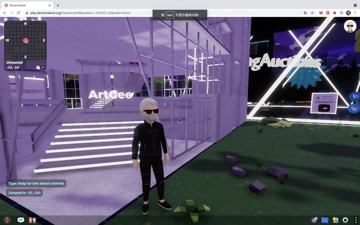 ZHOUZELIANG's tweet photo. Virtual exposition（ART GEE) in Decentraland.

#dencentraland #artgee #nft #metaverse https://t.co/IOwEAjYbeF