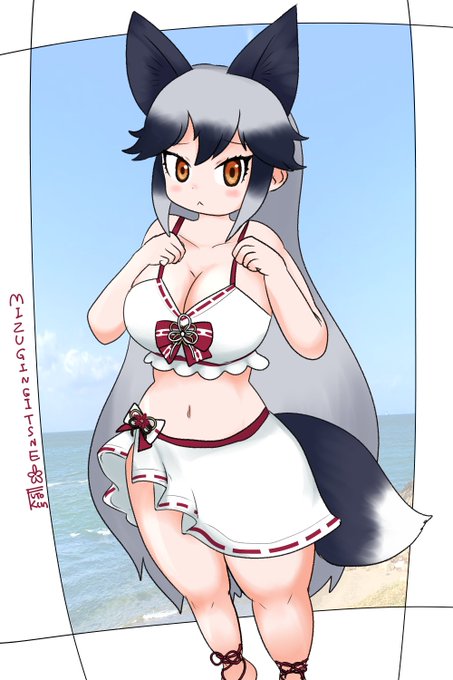 KENZEN絵の後に同じ子がふたなりちんぽに耽る絵 