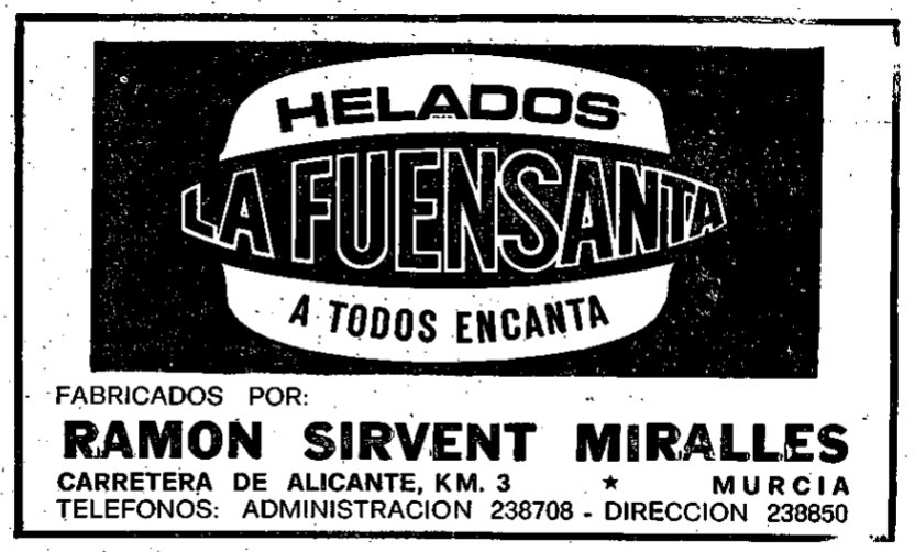 tudmur's tweet photo. 🍦Helados La Fuensanta 

🗞️ Línea
📍 Murcia
⌛ 08-11-1980
🗃️ @ArchivodeMurcia 

#RecortesTudmur ✂️ https://t.co/biuX1gkOm3
