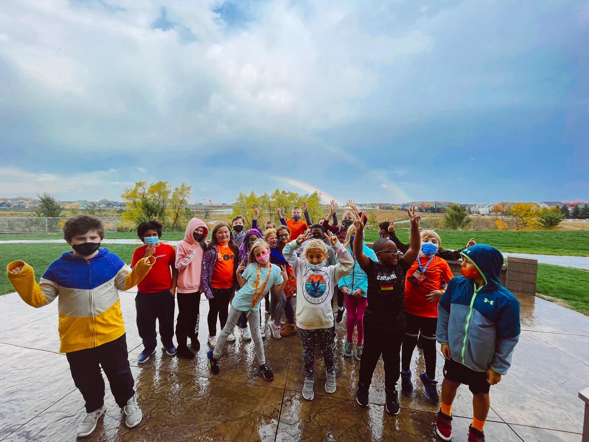 Our class spotted a beautiful double rainbow after a rainy indoor recess day! 🌈 <a href="/112CarverElem/">Carver Elementary</a> <a href="/ISD112/">E Carver Co Schools</a>