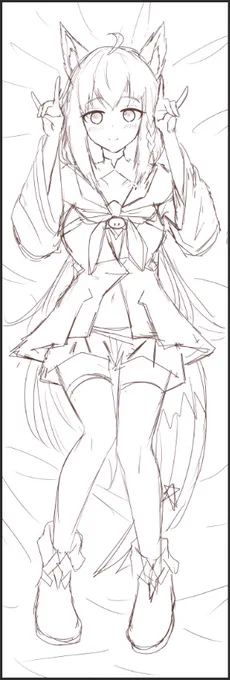 ('⊙ω⊙`)!

#絵フブキ 