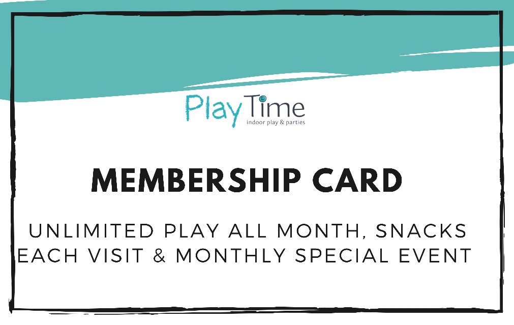 Did you know that we offer monthly memberships? $30 includes unlimited play time for (1) child. Additional children are an extra $5 per month. Free snack and beverage at each visit, (1) free special event and $50.00 off parties! Email info@playtimeri.com for more info/sign up!