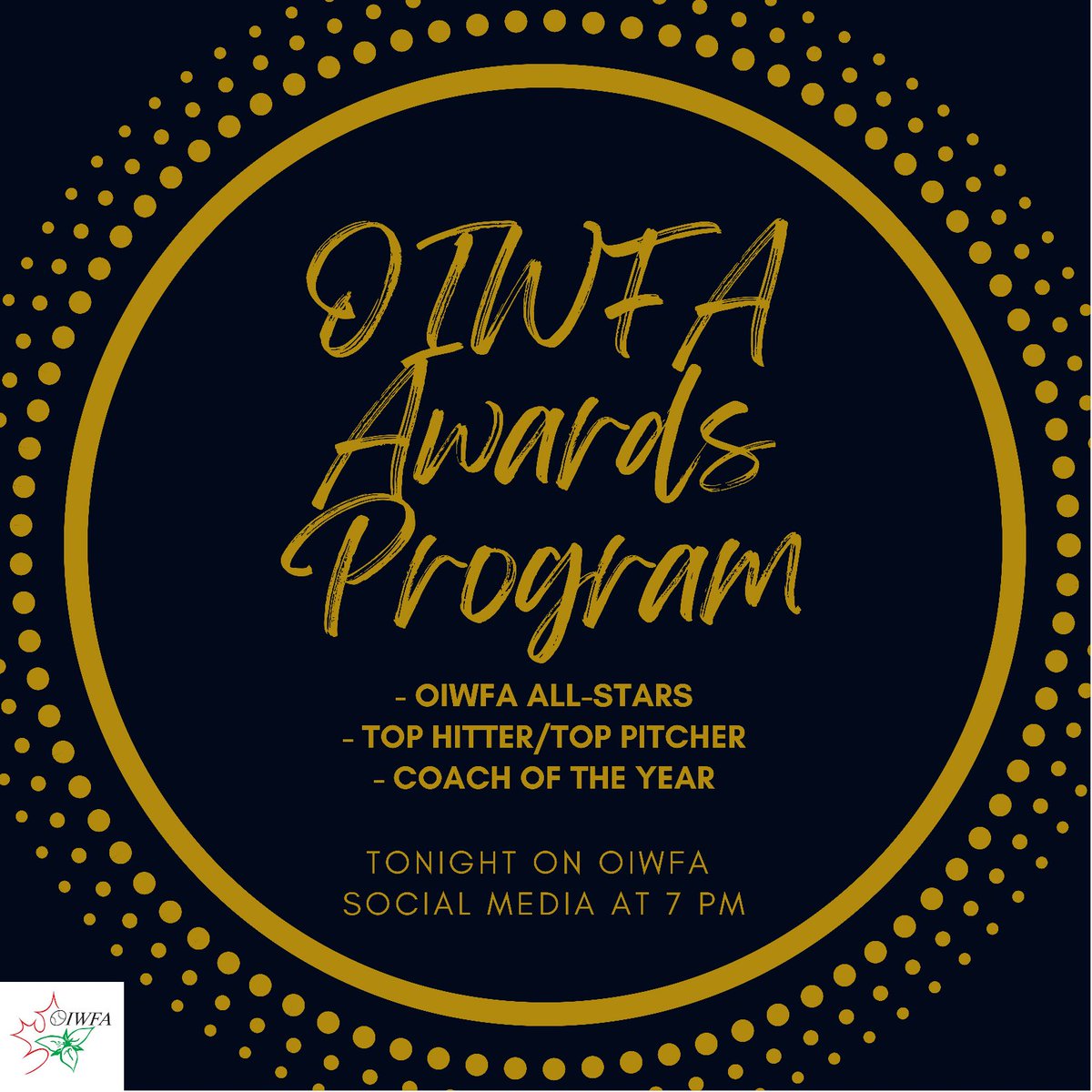 See you back here tonight as we recognize the best of the 2021 #OIWFA regular season 👋🏻