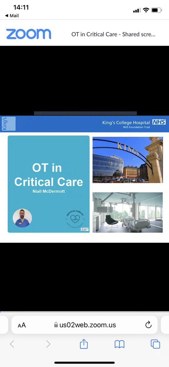 <a href="/kchccuot/">Critical Care OT Kings College Hospital</a> Thoroughly enjoyed this course 💫Thanks to the OTs in Critical Care, King’s College Hospital London &amp; a big thanks to the patients for sharing their OT experience! Looking forward to implementing knowledge/skills at the Royal Alexandra Hospital 🏴󠁧󠁢󠁳󠁣󠁴󠁿