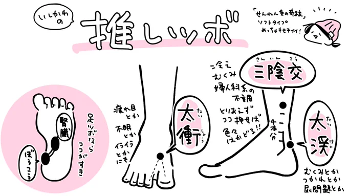 今日スペースで話してた、いつもお灸据えてるとこまとめたよ〜
お灸ほんまにポッカポカになるから寝る前にするとリラックスできる✨太衝が最近は特にお気に入りでっす 