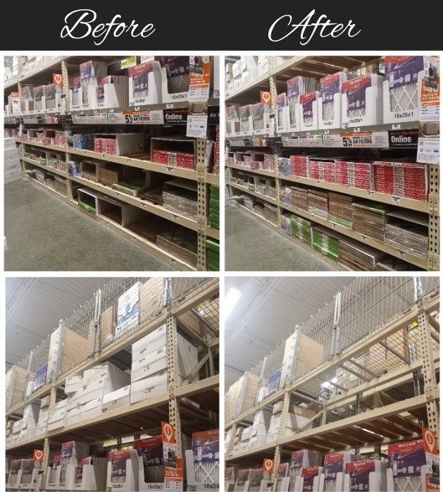 Kmercado18's tweet image. D26 with the overhead organization. Pipes &amp;amp; fittings comps% 📈 AC filter sales🔥🔥🔥 #OverheadOrganization #Store6587 #LetsDoThis #BDP #InStock