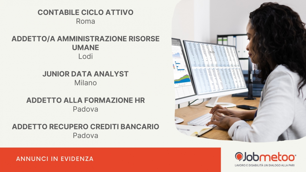 jobmetoo's tweet photo. 📣 Annunci in evidenza 📣
Scopri le offerte di lavoro di Jobmetoo.
Consulta il sito, candidati subito! 👇
#Jobmetoo #work #opportunity #job #newjob #lovemyjob
 https://t.co/hJ0YSTaUXO https://t.co/2mzLbAGoSL