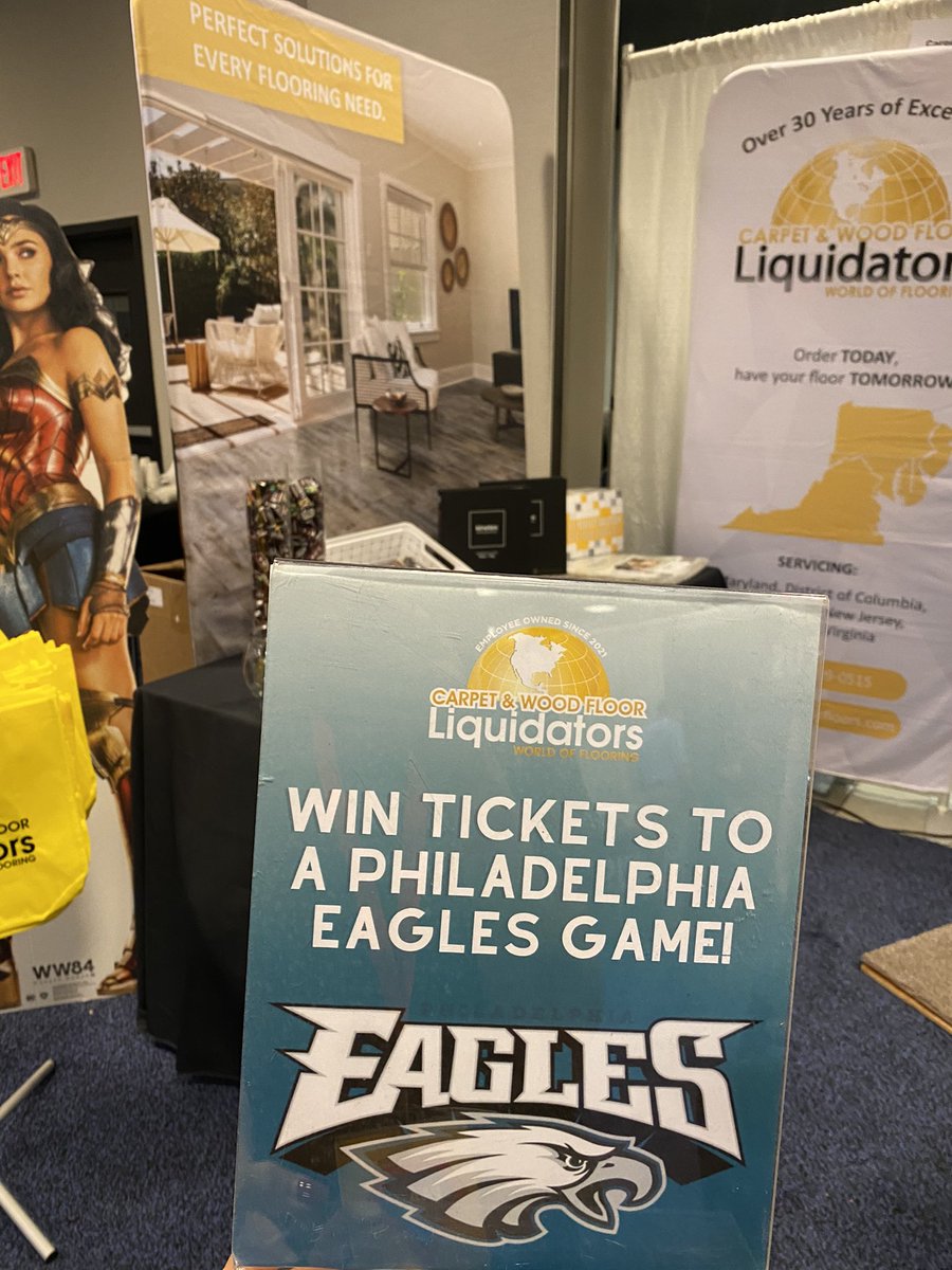 cwflmd's tweet photo. #PAA2021 has officially kicked off! Swing by booth #38 for a chance to win tickets to a Philadelphia Eagles game! https://t.co/qoofzTJo6N