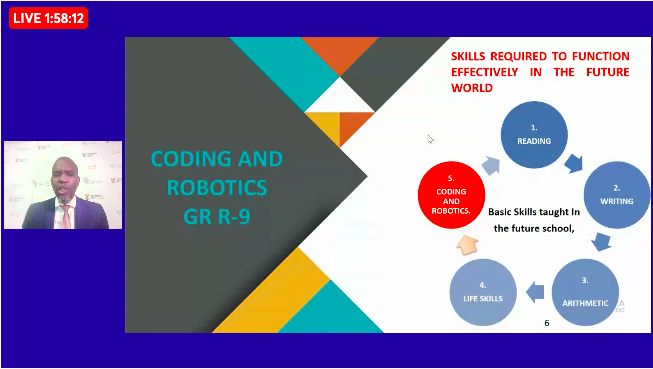 HydrogenIndaba's tweet photo. "DBE has developed a new curriculum, coding and robotics, to ensure students are well developed for future skills."
Seliki Tlhabane, DBE.

#hydrogenindaba

tune in here: https://t.co/764NGmaqV2 https://t.co/NUsirrgEbx