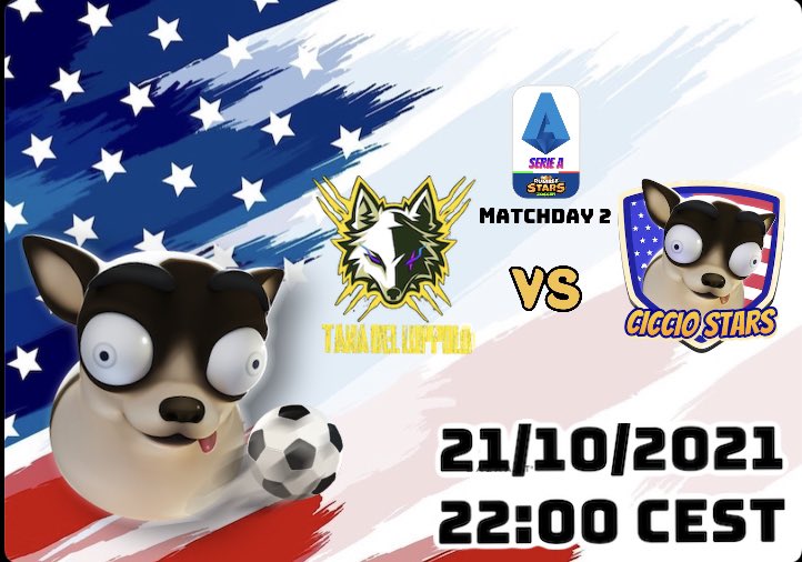 CiccioStars's tweet photo. Ready for today 🇮🇹🏆🔥 
RS Serie A S4 MATCHDAY 2
🆚  #Tanadelluppolo 🐺🍻 
#LetsGoCiccio #RumbleStars #SerieA https://t.co/aHj3Xai6Sr