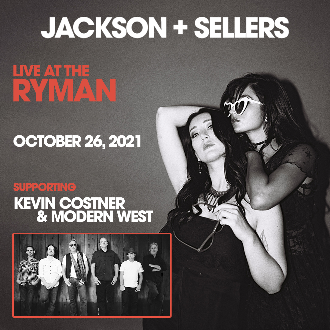 Surprise!! We’re so excited to be playing <a href="/theryman/">Ryman Auditorium</a>  next Tuesday, Oct. 26 opening for <a href="/modernwest/">Kevin Costner & MW</a> 🖤