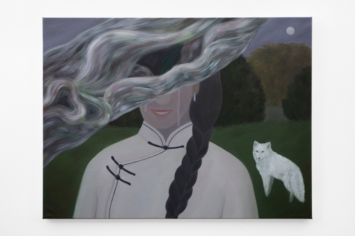 AndersenWoof's tweet photo. "You Are the Recurring Story in My Dream", 2021, oil on canvas, 18x24 inches
#oilpainting #contemporaryart #tears #crying #figurativeart #artcollector #artcurator #femaleportrait #contemporarypainting #originalart #happyandsad #joyandpain #whitefox #chinesedrama #artcollection https://t.co/zpJxkGsPmV