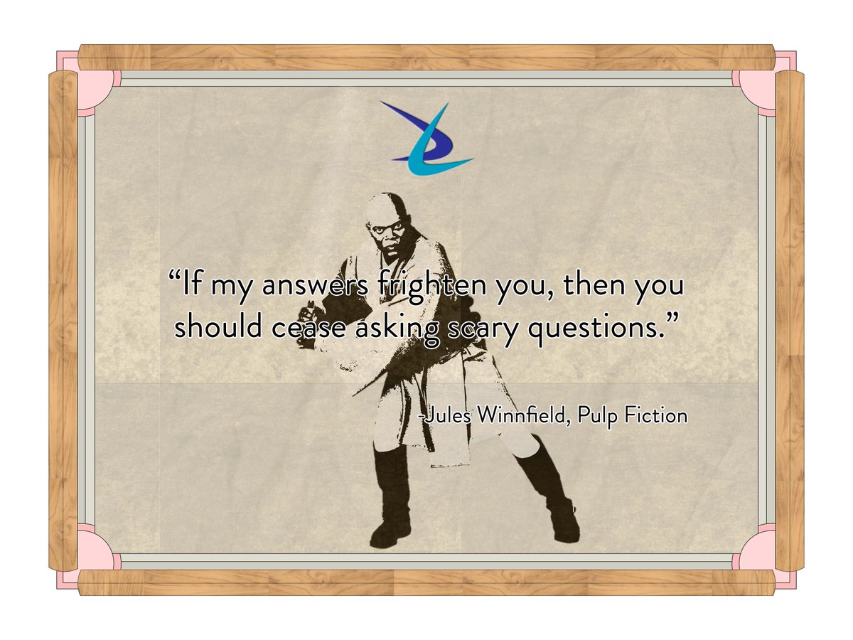 TheJoxelGroup's tweet photo. As Nick Fury reminds us below, whether or not you ask frightening questions about your project, the answers persist. The goal is to expect those answers and account for them before they become the ONLY answers. #projectthursdays, #joxel, #projectmanagement, #johnshaft https://t.co/SLppj2pRYB