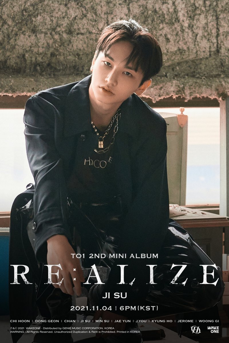 TO1 | REAL 𝓧 Poster

#JEROME
#KYUNGHO 
#JISU

2nd Mini Album 【RE:ALIZE】
2021.11.04 6PM(KST)

#TO1 #티오원 
#TO1_𝓧 #REALIZE
#제롬 #경호 #지수