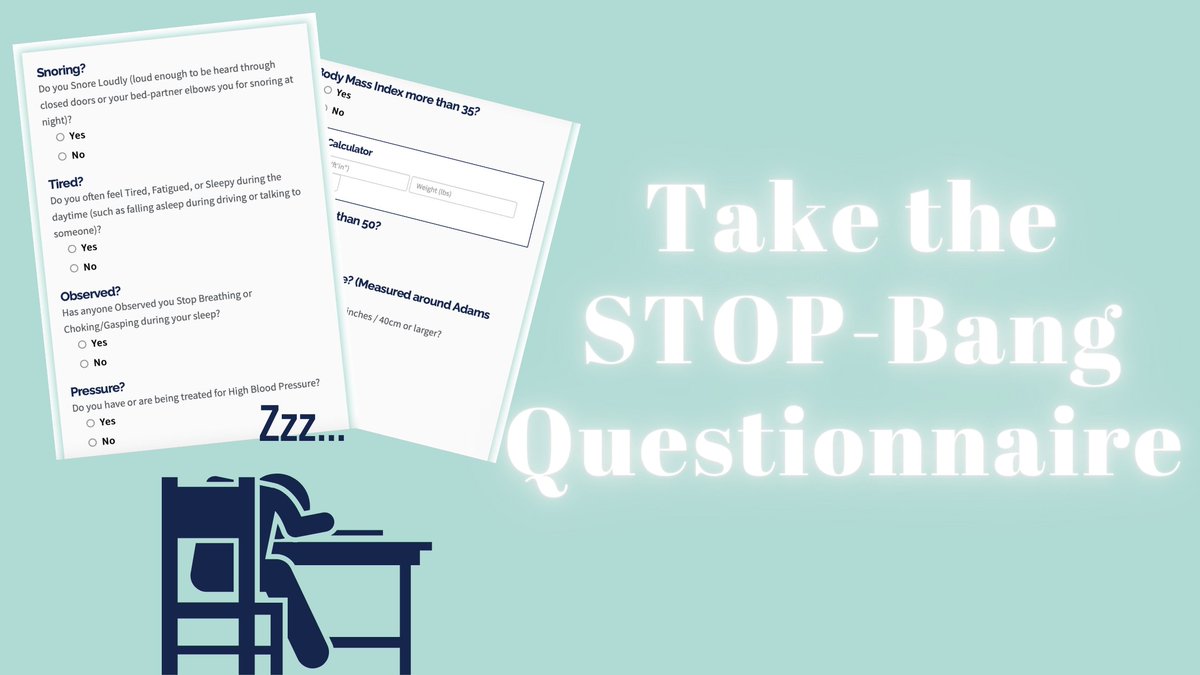 OhioSleep's tweet photo. Is it possible you have Obstructive Sleep Apnea (OSA)?

Let’s find out if we can help! Take the quick 8-question-STOP-Bang questionnaire *linked*

#SleepQuiz #StopBang #SleepApnea #SleepApneaAwareness #OnlineQuiz #HealthQuiz https://t.co/u99G88lhBz https://t.co/rqJZifGM6K