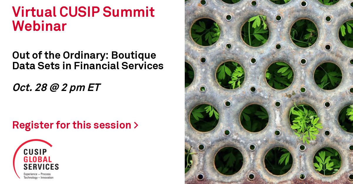 S&P Global Market Intelligence (@spgmarketintel) on Twitter photo From real estate to private markets to digital assets, there are outside-the-box opportunities for data providers to bring clarity and context to the capital markets. Sign up for <a href="/CUSIP_CGS/">CUSIP Global Services</a>' webinar to learn about innovative offerings from these spaces. ow.ly/97tg50GqmSV From real estate to private markets to digital assets, there are outside-the-box opportunities for data providers to bring clarity and context to the capital markets. Sign up for <a href="/CUSIP_CGS/">CUSIP Global Services</a>' webinar to learn about innovative offerings from these spaces. ow.ly/97tg50GqmSV