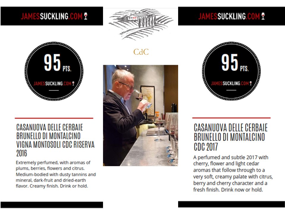 cerbaie's tweet photo. So delighted to share with you @JamesSuckling review for our Brunello di Montalcino 2017 &amp; Brunello Riserva 2016 #brunello #brunelloriserva #jamessuckling #casanuovadellecerbaie #montalcino https://t.co/V5M4SEryS3