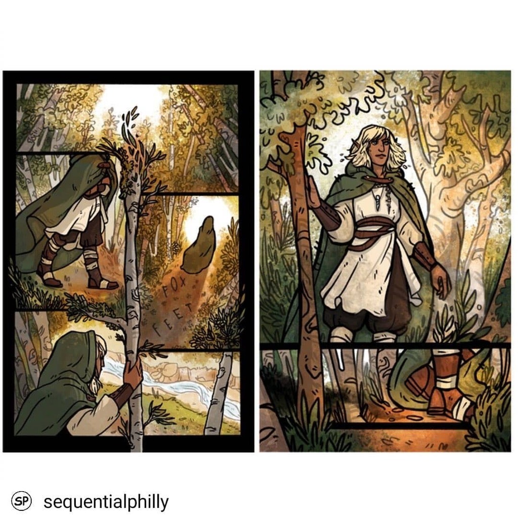 FoxFeetComic's tweet photo. Had the pleasure of chatting with @sequentialphilly about Fox Feet! The account covers Philly-based comics creators, and I'm proud to be one of them ☺
• • • • •
SP talks to Sasha Greenlan, @foxfeetcomic, whose kickstarter project Fox Feet: Chapte… https://t.co/aYkImZYvHN https://t.co/Rw8G8s74j6