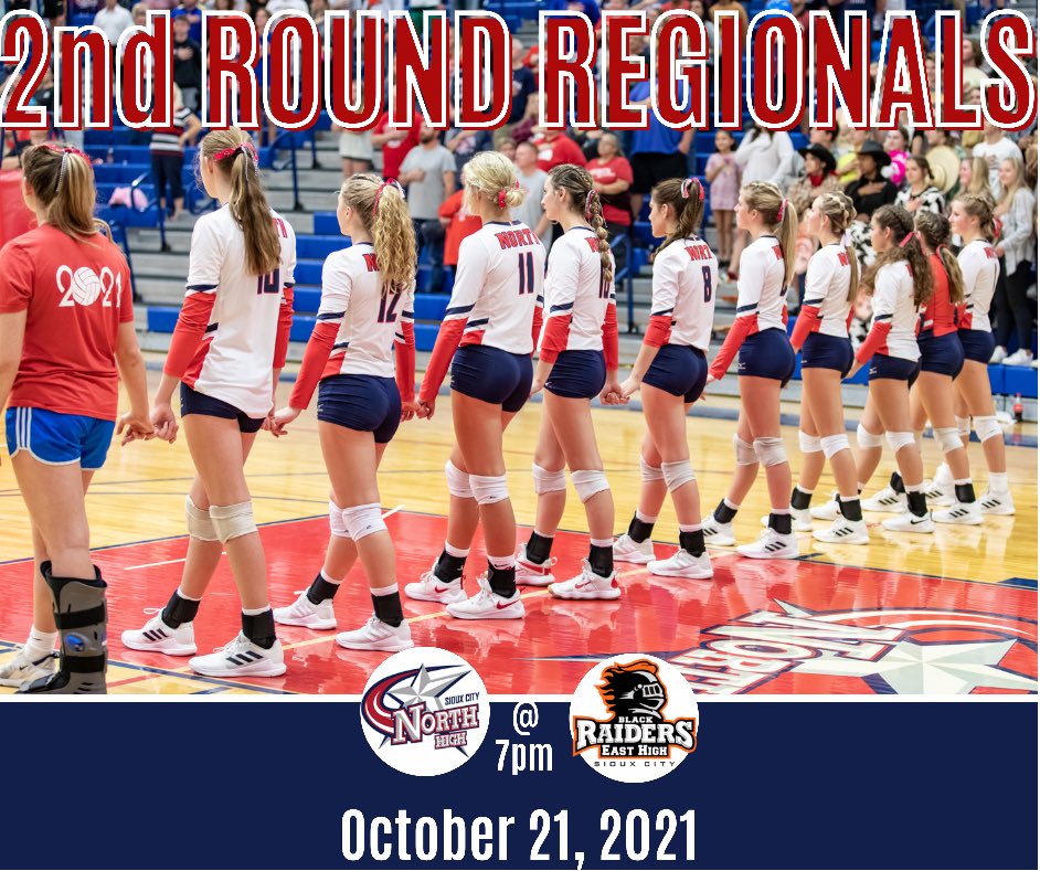 Now is the Time!! The Stars face East for a 2nd Round Regional Match tonight. BIG game &amp; we NEED you to show up &amp; be LOUD! #destination52401 

🏟 East
🆚 Raiders
🕖 7p
🎫 No cash or passes accepted at the door All passes must be purchased online through ia.varsitybound.com/sports/vb/2021…