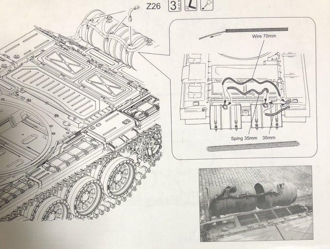 燃料パイプのスプリング曲げめんどい。さりとてプラ成形だとパーティングライン消しが厄介なのでしかたなし。付属のスプリングうっかり短く切ってしまって代わりのハイキュースプリング買ってきたら柔らかくて勝手が良かったので結果オーライ。昔のモビルスプリングは硬かったなあとか思い出したり。 