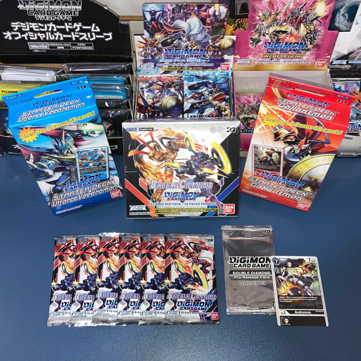 GuildDreams's tweet image. Lamentamos la demora pero ya tenemos los nuevos productos de Digimon Card Game.

Disponibles en: guildreams.com/collection/dig…

#DoubleDiamond #StarterDeck #Prerelease #Gallantmon #Aerveedramon #DigimonTCG #DigimonCCG #Digimon #Bandai #Providencia #Guildreams