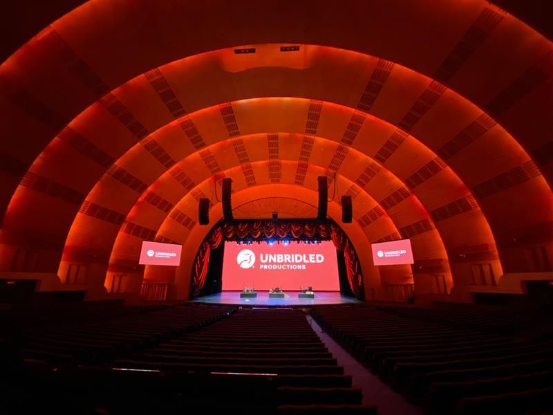 We are so proud of our sister company @UnbridledProductions on their first event at Radio City Music Hall. They deliver energy and magic that our clients love. We're so excited for the return of live events and new event venues for us to explore! #events #eventprofs #eventtech