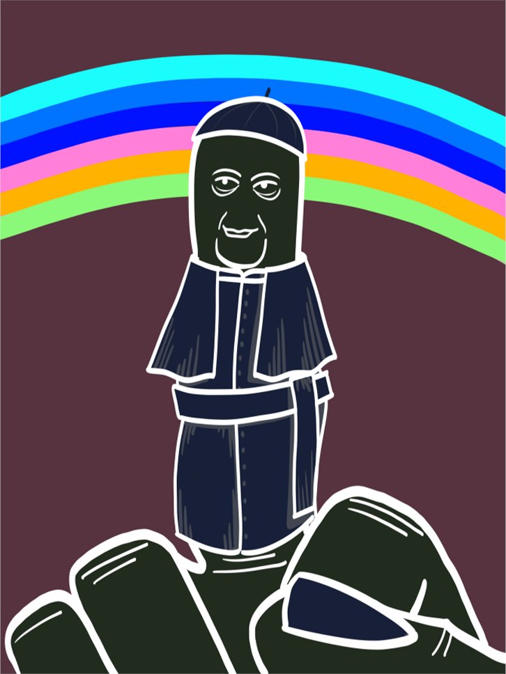 MifutoMFT's tweet photo. Evil Pope be like: 🖕 retrograde and oppressive laws of the old church! We love the way he is embracing changes and freedom, fighting for everyone's rights. This legendary #MiddleFuckingToken #NFT is for him and his amazing job!🙏🏻 Pray for our minting 💣 #EvilBeLike #EvilVersion https://t.co/aTzQnbujIW