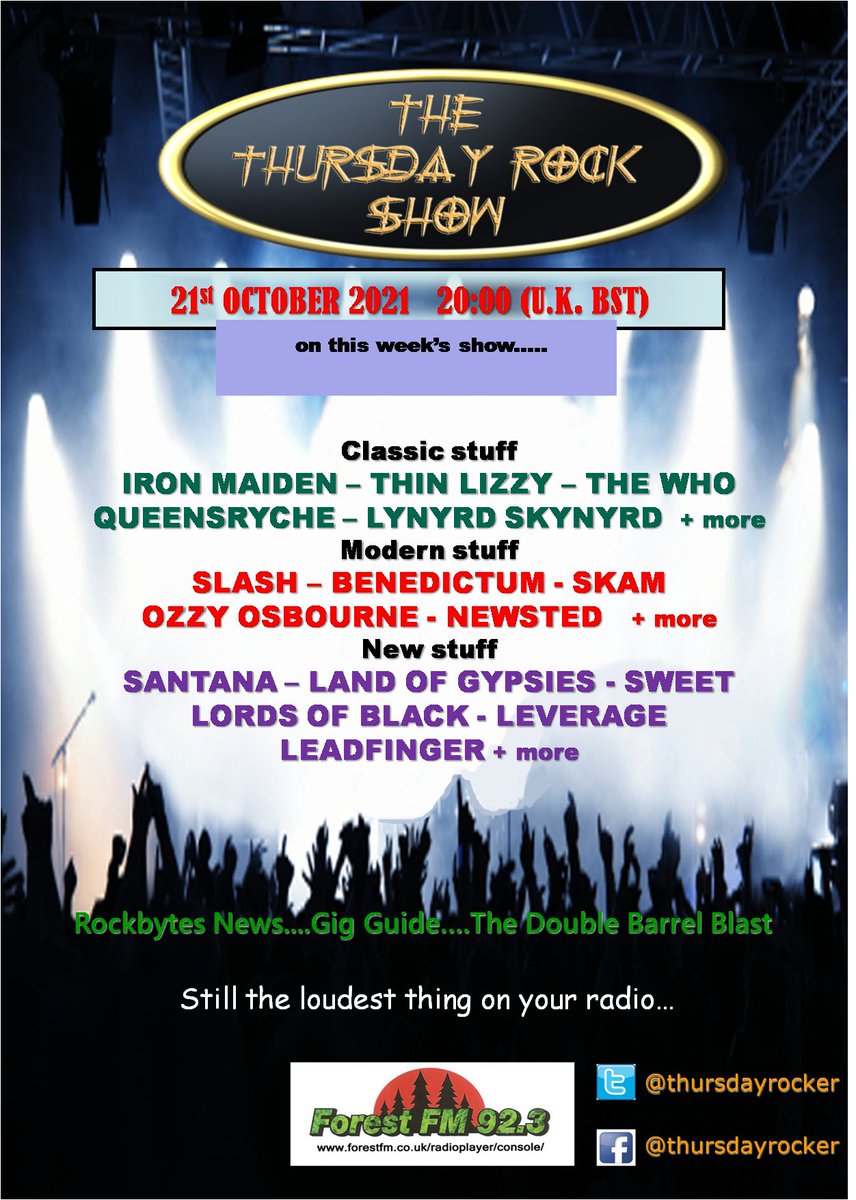 Thursday Rockshow tweet media