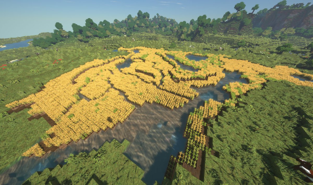 CrackLight01's tweet image. Layed out some new buildings and built a massive wheat plot. Im suprised with just how much ive done. However ideas are welcome.
#newstreamer #Minecraft #Minecraftbuilds
