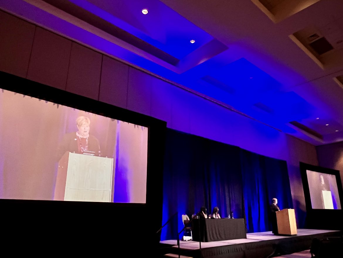 EducationMN's tweet photo. .@denisespecht urges educators statewide to be a voter. At least 200 school board seats and more than 30 levy referendums are on the ballot Nov. 2.

"Every single vote will count toward a better future for our students and our profession." #meamn21 https://t.co/65xqeOqPsN