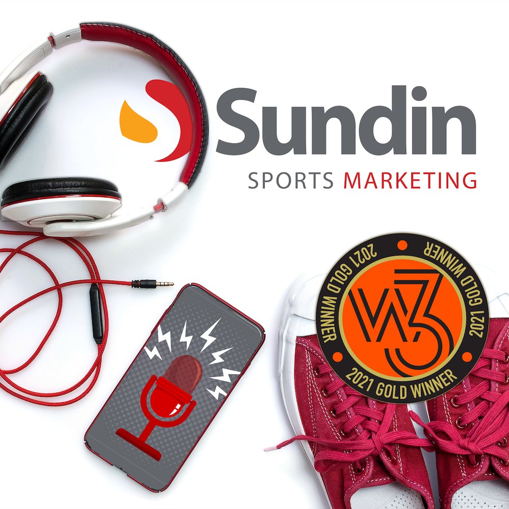 But wait, there's more news . . . The Sundin Sports Marketing Podcast has been awarded two Gold W3 Awards for Sports for Podcasts and Marketing for Podcasts. buff.ly/2Zg1OxA